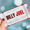 Billy Joel Foiled Presentation Gift & Keepsake Ticket - Image 3