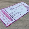 Happiest Place On Earth Personalised Foil Boarding Pass - Keepsake Presentation Gift - Image 4