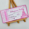 Happiest Place On Earth Personalised Foil Boarding Pass - Keepsake Presentation Gift - Image 3